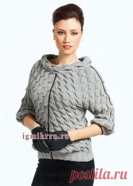 Запись на стене [club44023366|Элегантный пуловер]Изысканный фасон, необычные узоры, модный рукав 3/4, декор ворота. Женщина в таком наряде – просто воплощение шика и стиля&#33;Щелкните по картинке, чтобы увидеть ее в большом размереРазмеры: S/M/L/XL Обхват груди: 82-89/90-97/98-10..