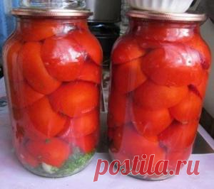 ПОМИДОРЫ, КОНСЕРВИРОВАННЫЕ ПОЛОВИНКАМИ