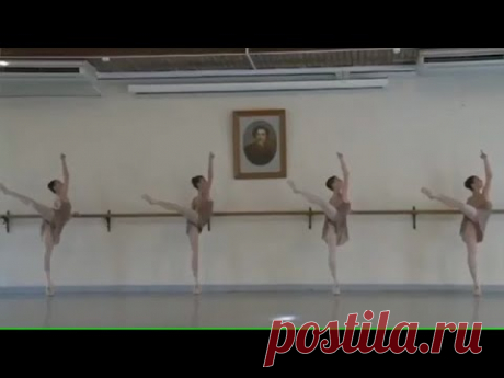 Vaganova Ballet Academy: Classical Exam 2015. 8th grade. Barre.