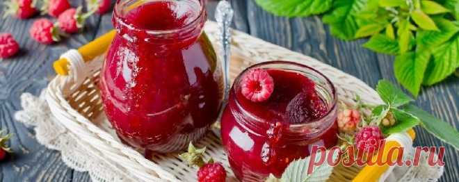 Малиновый джем - 8 вкусных рецептов на зиму с фото пошагово