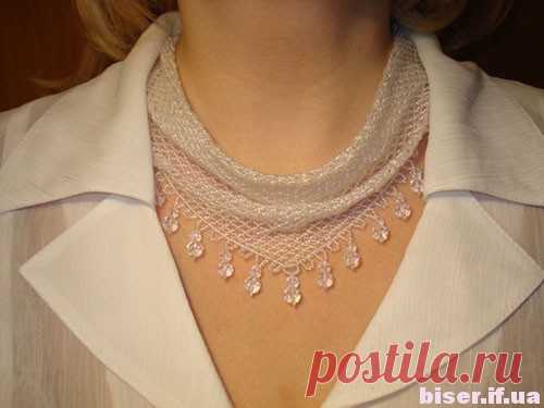 Косынка из бисера.