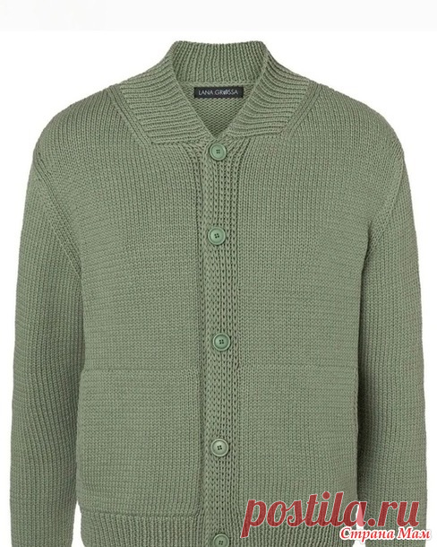 Для мужчин. Жакет RISERVA от LANA GROSSA