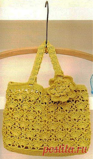 Вязаная крючком сумка