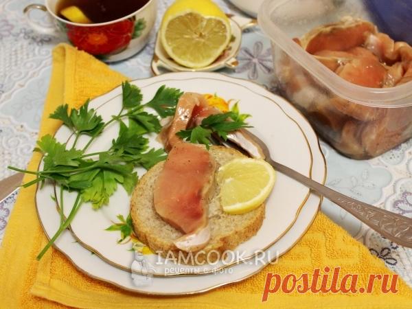 Горбуша, соленая под семгу — рецепт с фото