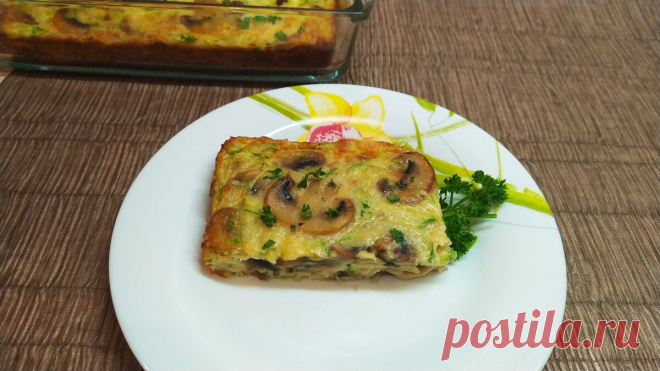 Запекаю кабачки с грибами. Необычно и очень вкусно | Эйфория. | Яндекс Дзен