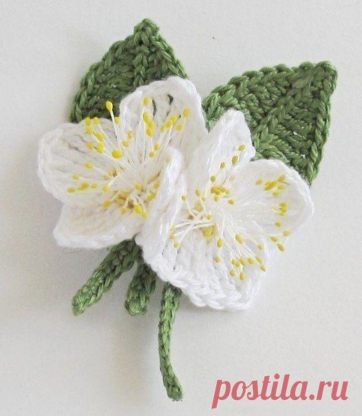 Вязаный цветок крючком схема. Красивые вязаные цветы | Лаборатория домашнего хозяйства