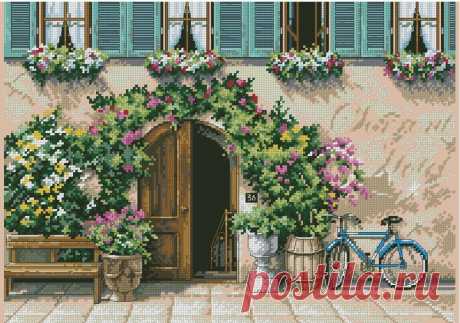 ​Вышиваем уютный домик Вышиваем уютный домикОн даже уютнее, чем русская Тоскана&nbsp;https://news.omind.ru/posts/328.html и дом Бекхэмов&nbsp;https://news.omind.ru/posts/304.html