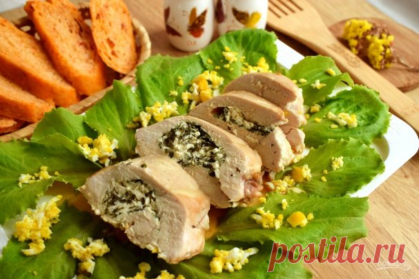 Куриные кармашки с творогом - пошаговый рецепт с фото на Повар.ру