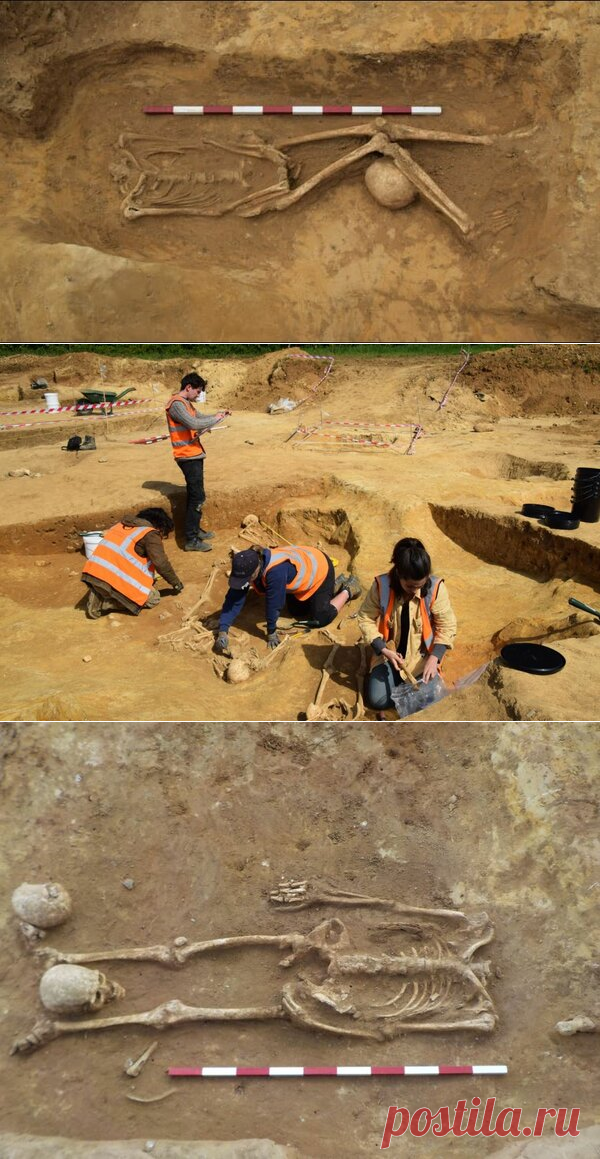 Таинственные обезглавленные скелеты, найденные в Римской могиле. | Fraid | Яндекс Дзен
