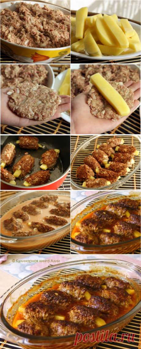 Котлеты «Экономные»: покоряют своим вкусом и оригинальным видом!
=ИНГРЕДИЕНТЫ ДЛЯ КОТЛЕТ

500 г любого фарша
2 ст. л. овсяных хлопьев
0,5 ст. молока
2 яйца
1 средняя луковица
2 зубчика чеснока
соль, перец по вкусу
2 большие картофелины
ИНГРЕДИЕНТЫ ДЛЯ ПОДЛИВЫ

1 средняя луковица
1 ст. л. муки
1 ст. воды
2 ст. л. томатной пасты
2 ст. л. сливок (можно сметаны)
соль, перец и любые специи по вкусу