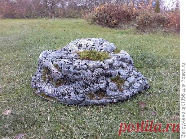 Мастер-класс: Лёгкий камень своими руками — полезное украшение для сада