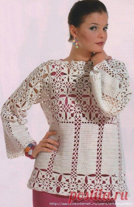 АЖУРНАЯ ТУНИКА.