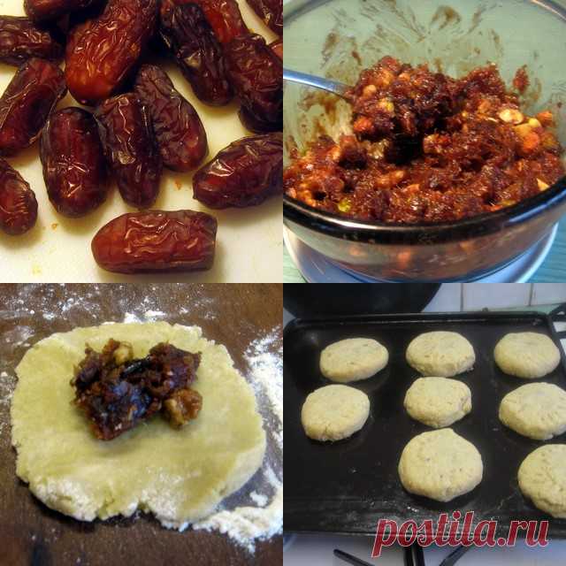 Маамуль - арабское печенье с финиками и орехами тающее во рту