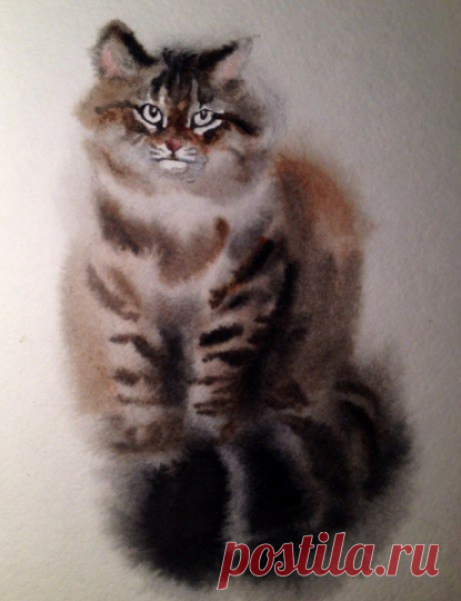Рисуем кошку