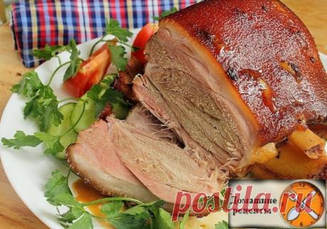 Как и сколько запекать свиную рульку