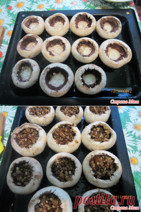 Запеченные грибы.. - Я не повар, я только учусь. - Страна Мам