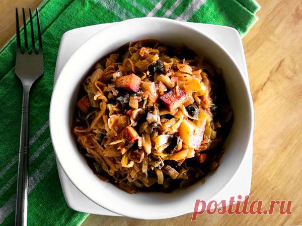 Бигус из квашеной капусты: рецепт с фото | Чудо-Повар

=