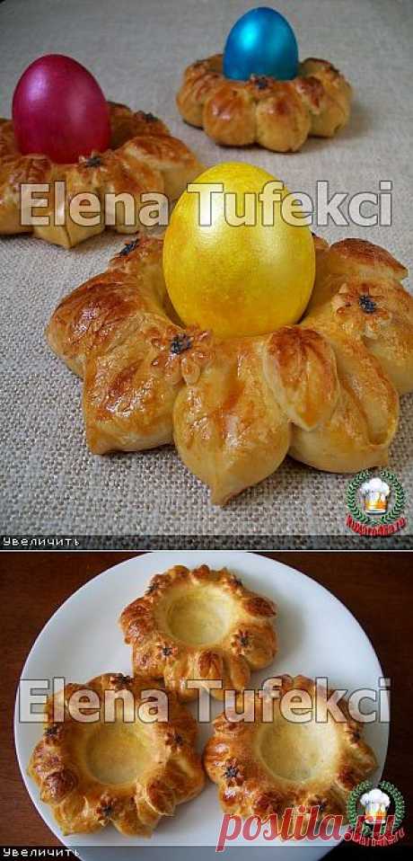 Булочки «Подставочки для яиц» (МК от Елены)