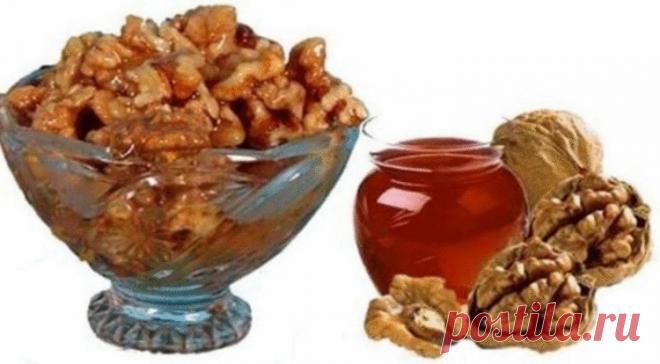 Грецкие орехи с медом — средство, рекомендованное врачами