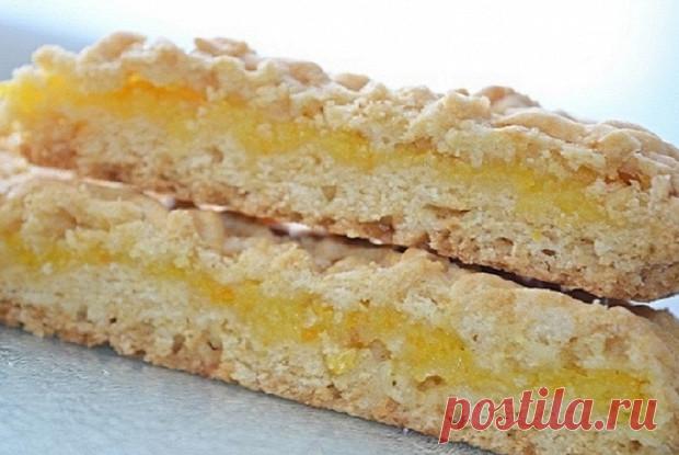 Пирог тертый диетический с апельсиновой начинкой рецепт – американская кухня: выпечка и десерты