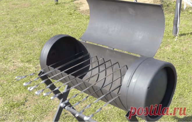 Долговечный и удобный мангал всего за 2 часа