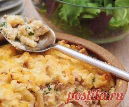 Макароны, запеченные с тунцом » Жрать.ру