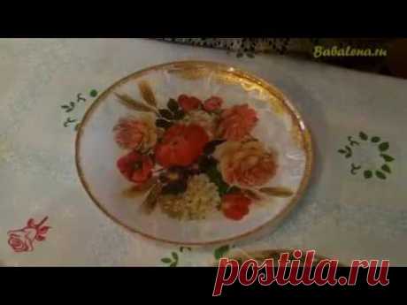Обратный декупаж с рисовой бумагой. Шаг 2. Часть 2.
