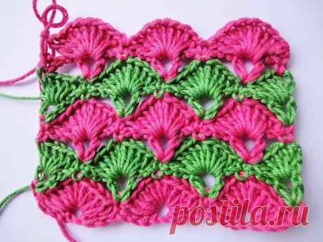 Узор &quot;ВЕЕР&quot; Crochet Pattern