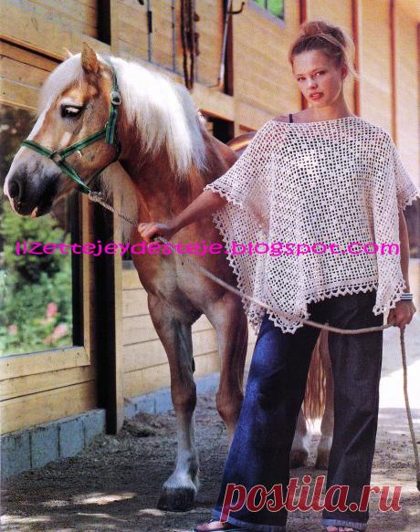 crochelinhasagulhas: Blusa branca em crochê