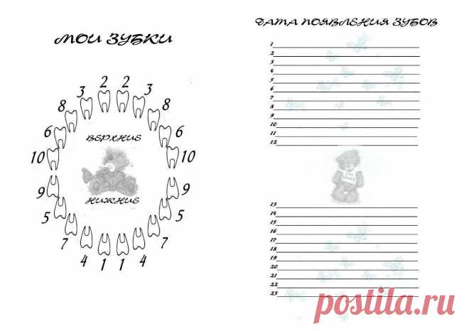 странички для маминого дневника