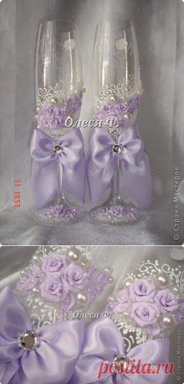 Свадебные бокалы - Как бы не ругали ленты.... | Страна Мастеров