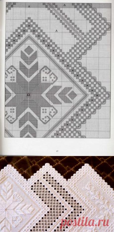 «Воспевание радости жизни» / Вышивка / Хардангер