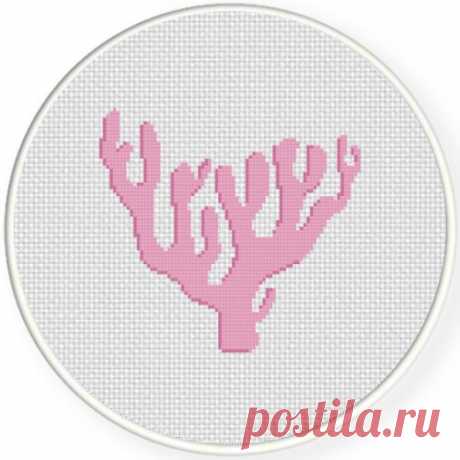 Coral Cross Stitch Pattern | Daily Cross Stitch