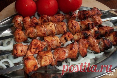 Шашлык из курицы по-грузински | Готовим вместе