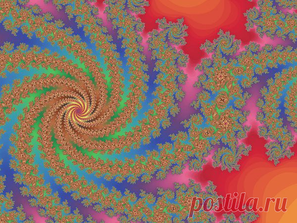 Colored Fractal Spiral  Free Stock Photo HD - Public Domain Pictures