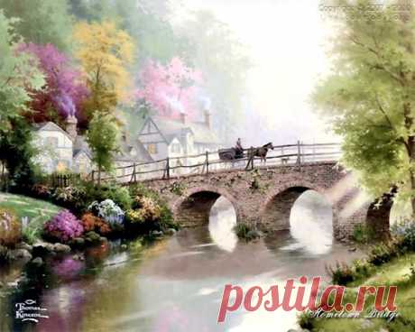 живопись Thomas Kinkade - 69 фото. Фотографии Валентин Иванов.