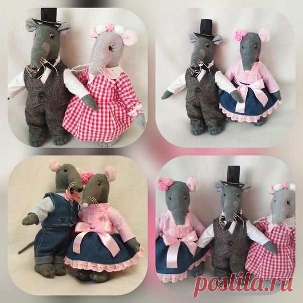 Крысиные парочки,люблю я парные игрушки!