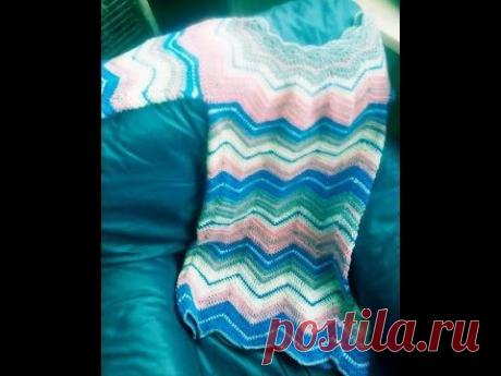 Haken - tutorial: winterjurk met chevrons