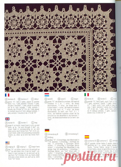 Уникальная книга по вязанию из серии DMC. Creations Crochet D'or (В исходном размере).