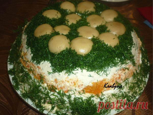 Салат " Грибная поляна" - Быстро и вкусно - Группы Мой Мир