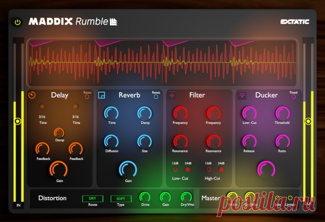 Maddix Rumble Plugin v1.0.2 Win | 3.7MB

The Maddix Rumble Plugin is great for techno producers since a genre defining rumble kick is one of the prominent goals in its creation. The plugin transforms any ordinary kick sample in to a massive rumble who energizes any dancefloor with its powerful reverb.