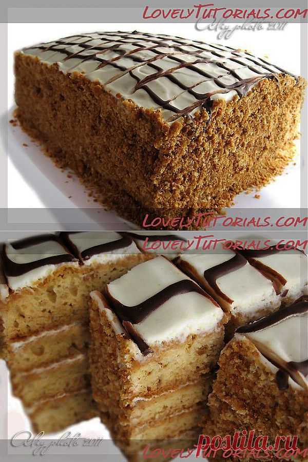 Медовик без масла - Мастер-классы по украшению тортов Cake Decorating Tutorials (How To's) Tortas Paso a Paso