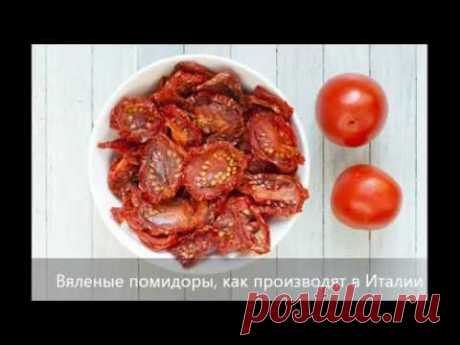 Вяленые помидоры |  как производят в Италии| идея для бизнеса