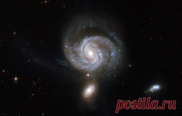 Тесные пары сверхмассивных черных дыр при слиянии галактик | АСТРОновости