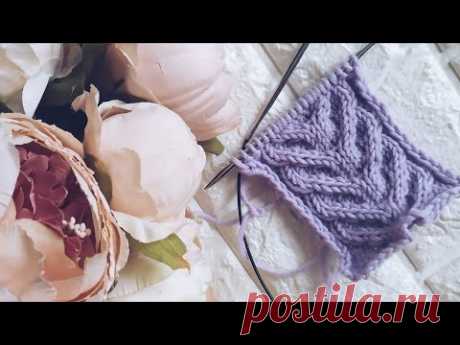 Необычная коса / аран "Оленьи рога" спицами ❤ подробный мастер-класс по узору для новичков