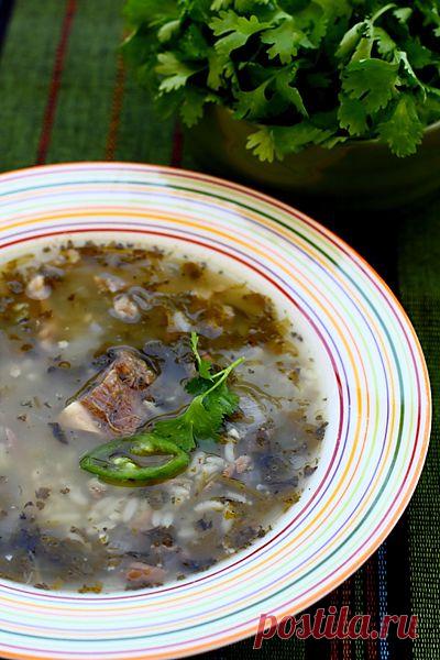 Зеленое харчо • Elaizik