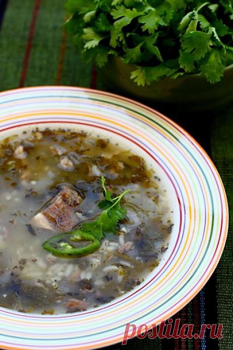 Зеленое харчо • Elaizik