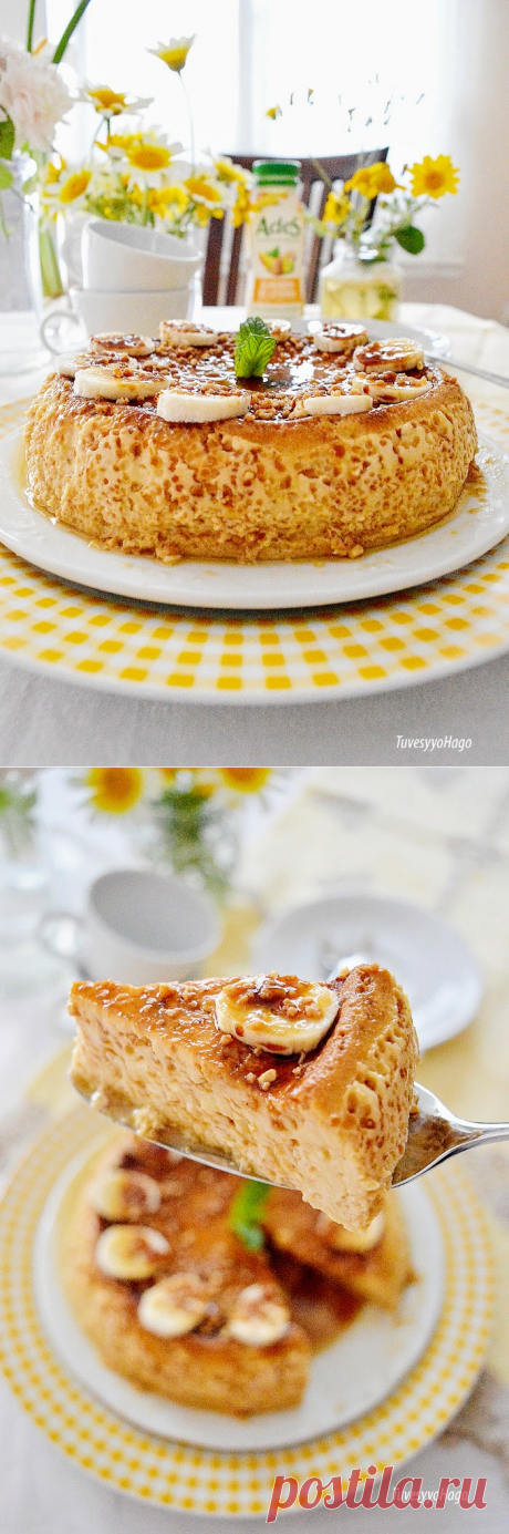 FLAN бадеми, банани, манго и маракуя
