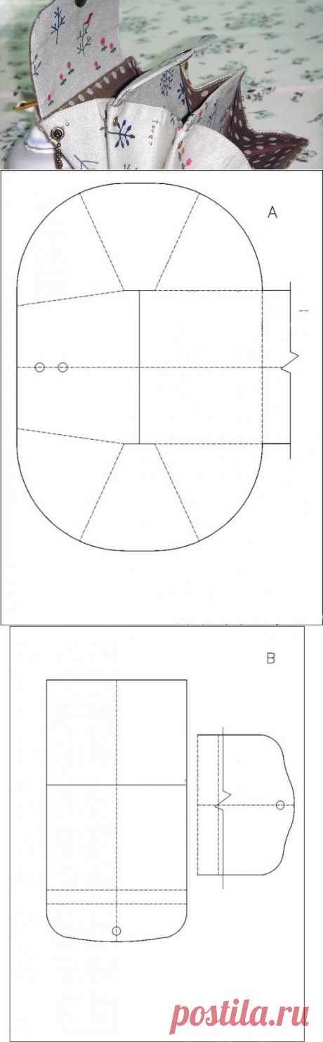 В сложенном виде аккордеон бумажник Учебник ~ DIY Учебник идеи!