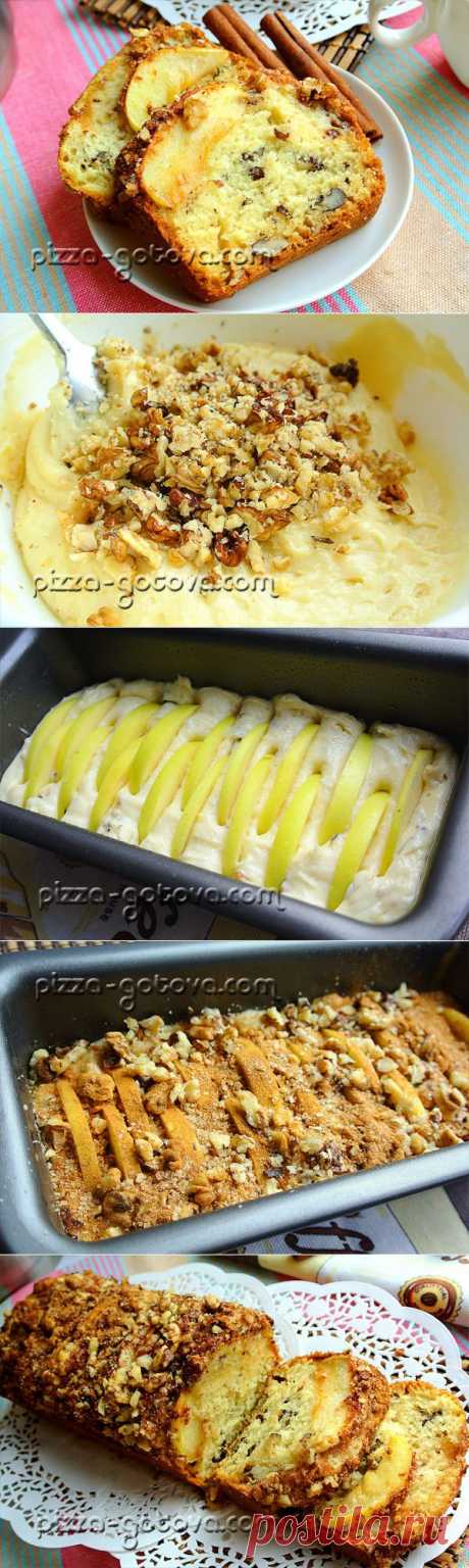 Простой пирог с яблоками.